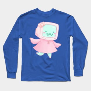 Television head girl - Kawaii aesthetic Long Sleeve T-Shirt